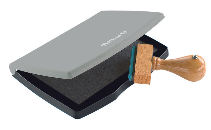 Pelikan Stempelkissen – getränkt, Kunststoff, 110 × 70 mm, Schwarz