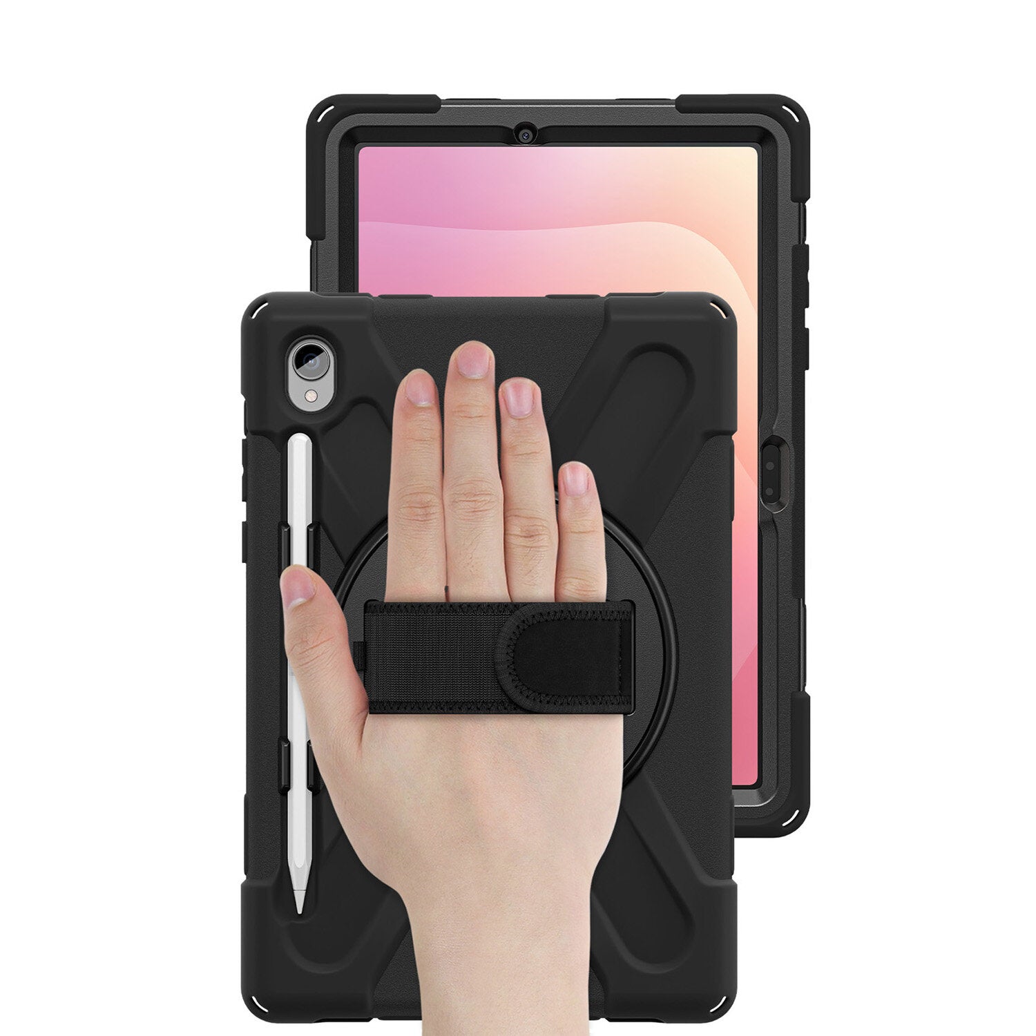 4smarts Rugged Case Grip Tablet-Hülle für Samsung Galaxy Tab S11 11" – Schwarz