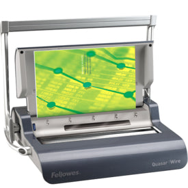Fellowes Quasar Wire Bindegerät – Drahtbindung, 15 Blätter