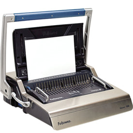 Fellowes Galaxy 500 Bindegerät – Plastikbindung, A4, 25 Blatt, inkl. Starterkit für 20 Dokumente