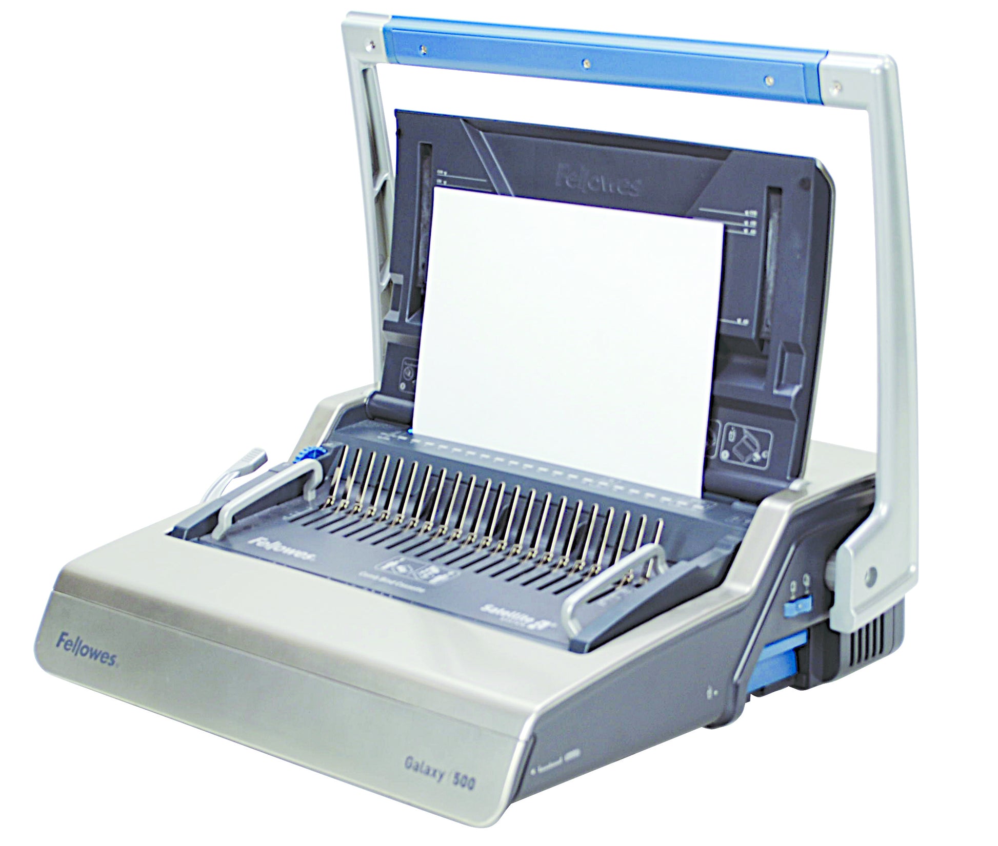 Fellowes Galaxy 500 Bindegerät – Plastikbindung, A4, 25 Blatt, inkl. Starterkit für 20 Dokumente