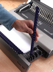 Fellowes Galaxy 500 Bindegerät – Plastikbindung, A4, 25 Blatt, inkl. Starterkit für 20 Dokumente