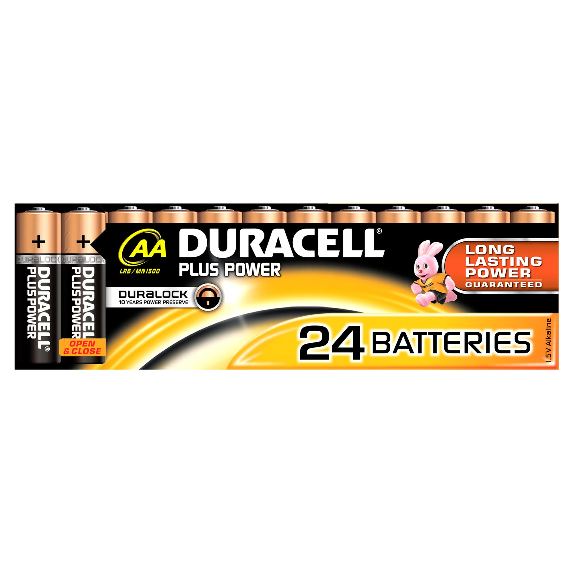 Duracell AA Batterien, Alkaline, 1,5 V – 24 Stk.