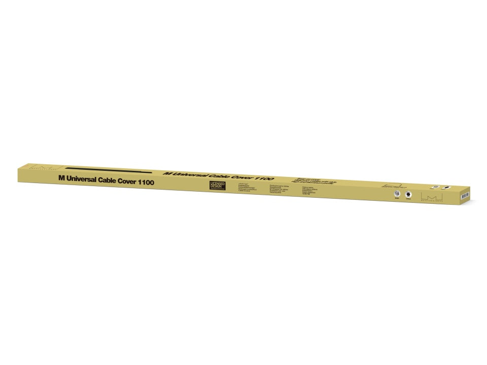 Multibrackets 1349 Kabelbrücke – 1,1 m – Aussen 50×28 mm – Aluminium – Schwarz, 1 Kanal