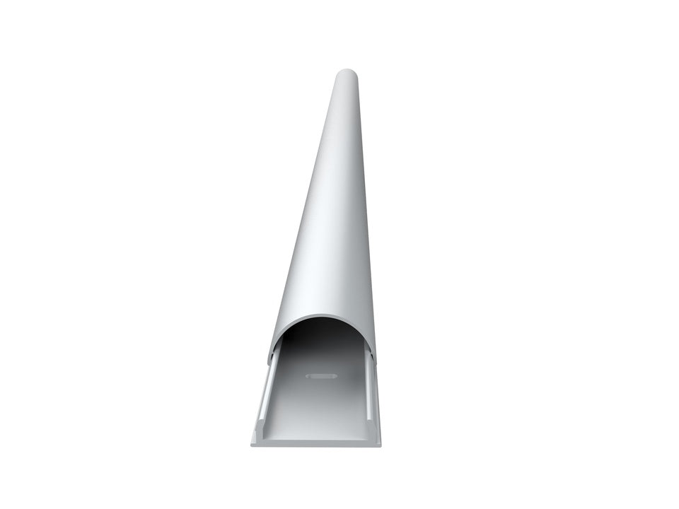 Multibrackets 1332 Kabelbrücke – 1,1 m – Aussen 50 × 28 mm – Aluminium – Metallisch