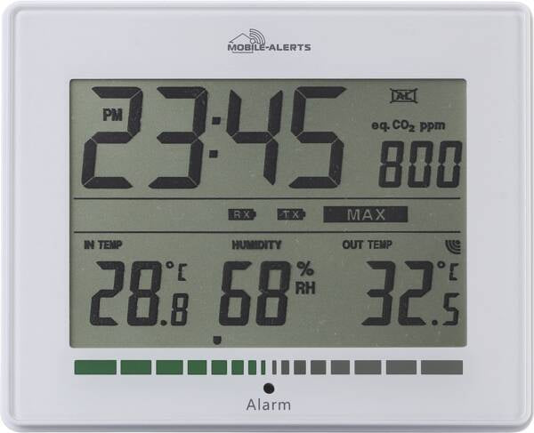 Technoline Mobile Alerts MA 10402 – Sensor – Temperatur, Luftqualität (CO2) – für Mobile Alerts (Gateway)