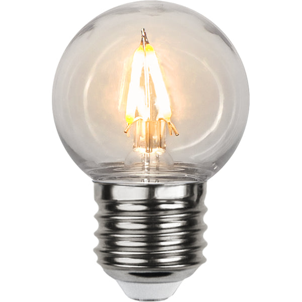 Star Trading LED-Leuchtmittel E27 G45 – Warmweiss 2200 K, 70 lm, 1 W