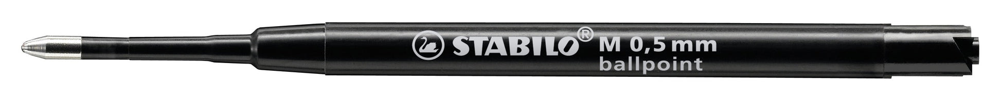 STABILO Kugelschreiber-Mine für SMARTball, pointball – Schwarz, 0,5 mm, geruchsarm