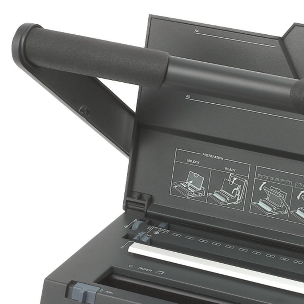 GBC MultiBind 420 Bindegerät – Plastik-, Draht- und Clickbindung, für Draht (21/34 Ringe), bis 20 Blatt