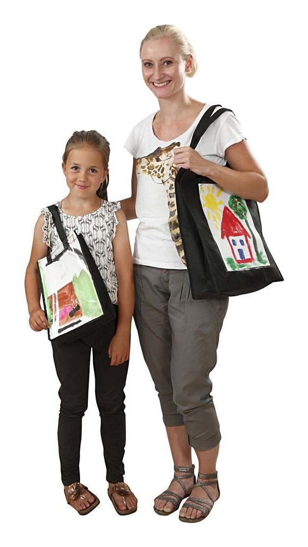 Creativ Company Stofftasche, Schwarz, 340×420×120 mm