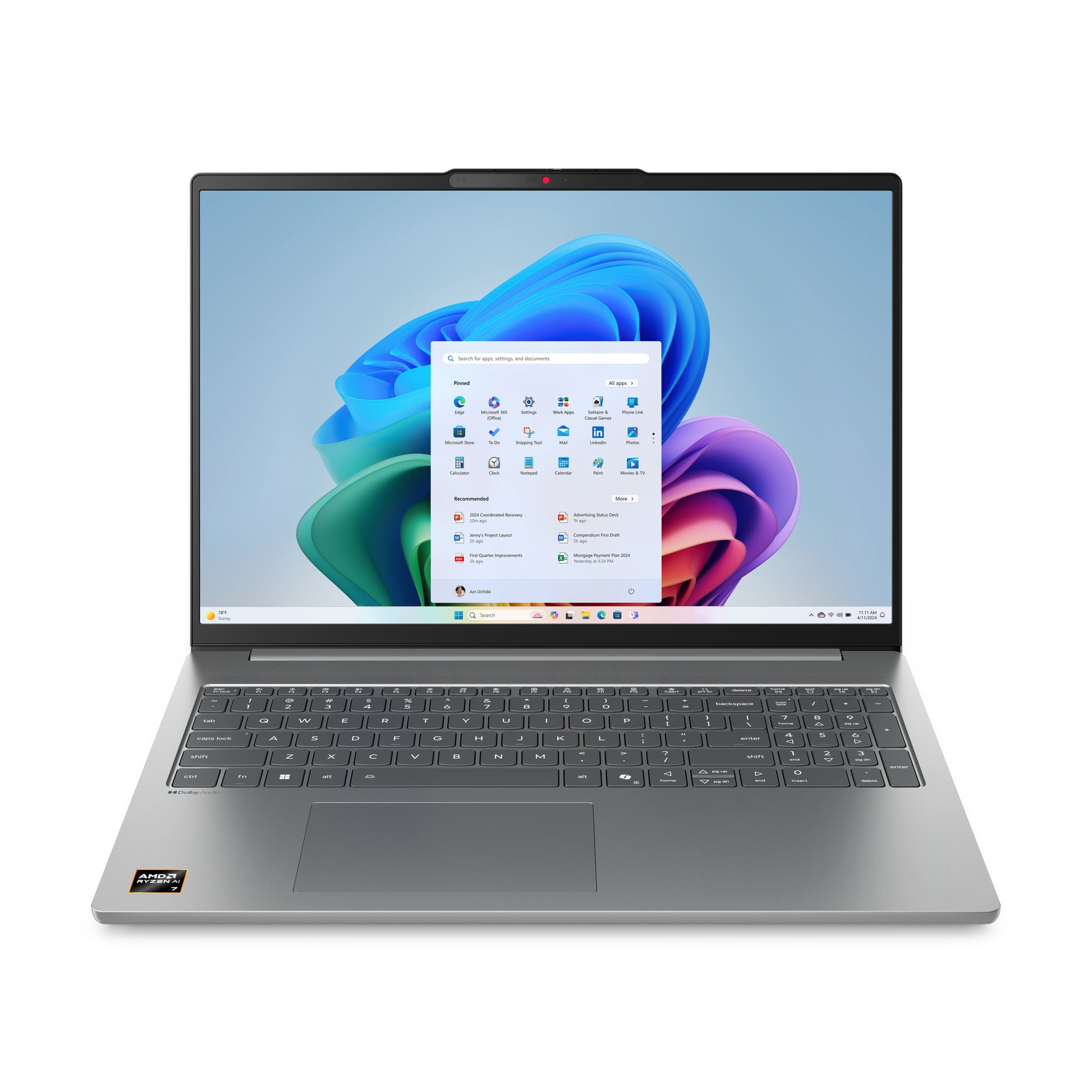 Lenovo IdeaPad Slim 5 – 16" WUXGA, Ryzen 7 8845HS, 32 GB, 1 TB SSD, Win 11 Home