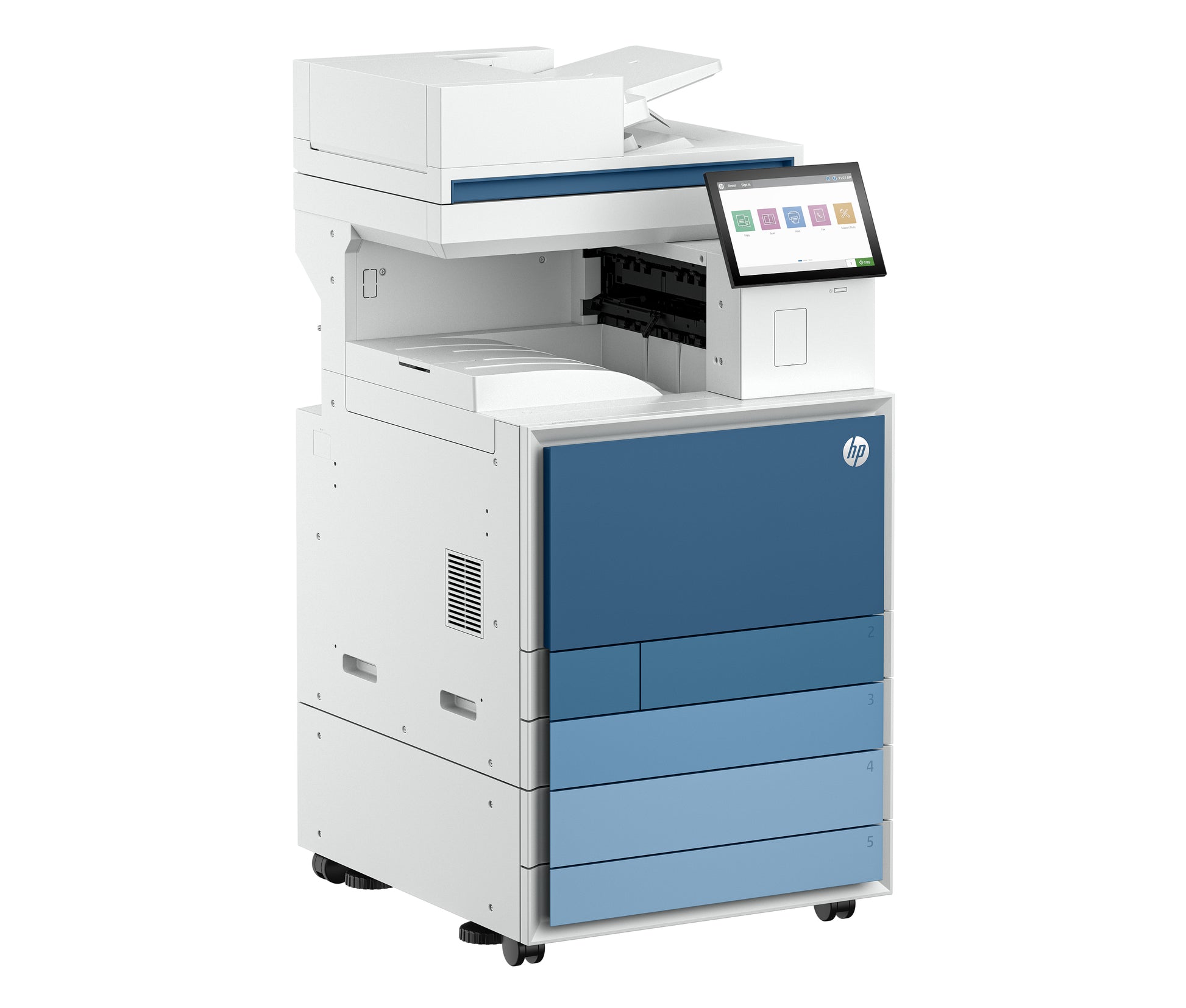 HP Color LJ Enterprise 8801dn – Farbiges Laser-MFP A3, 4-in-1 – USB/LAN – Duplex, ADF – 60 S./Min. S/W, 60 S./Min. Farbe