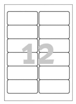 Avery Zweckform – Adressetiketten, 99 mm × 42 mm, weiss, Papier, selbstklebend, 300 Stk.