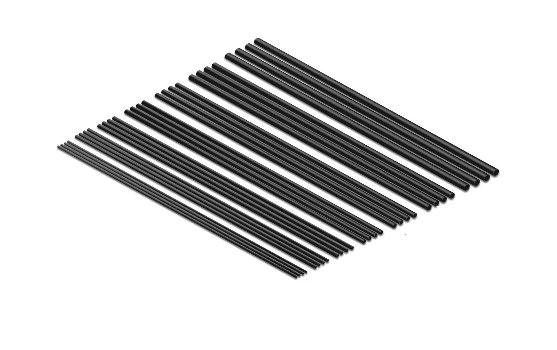 DeLOCK Schrumpfschlauch, Ø 4 mm, 0,20 m, schwarz, 28 Stück