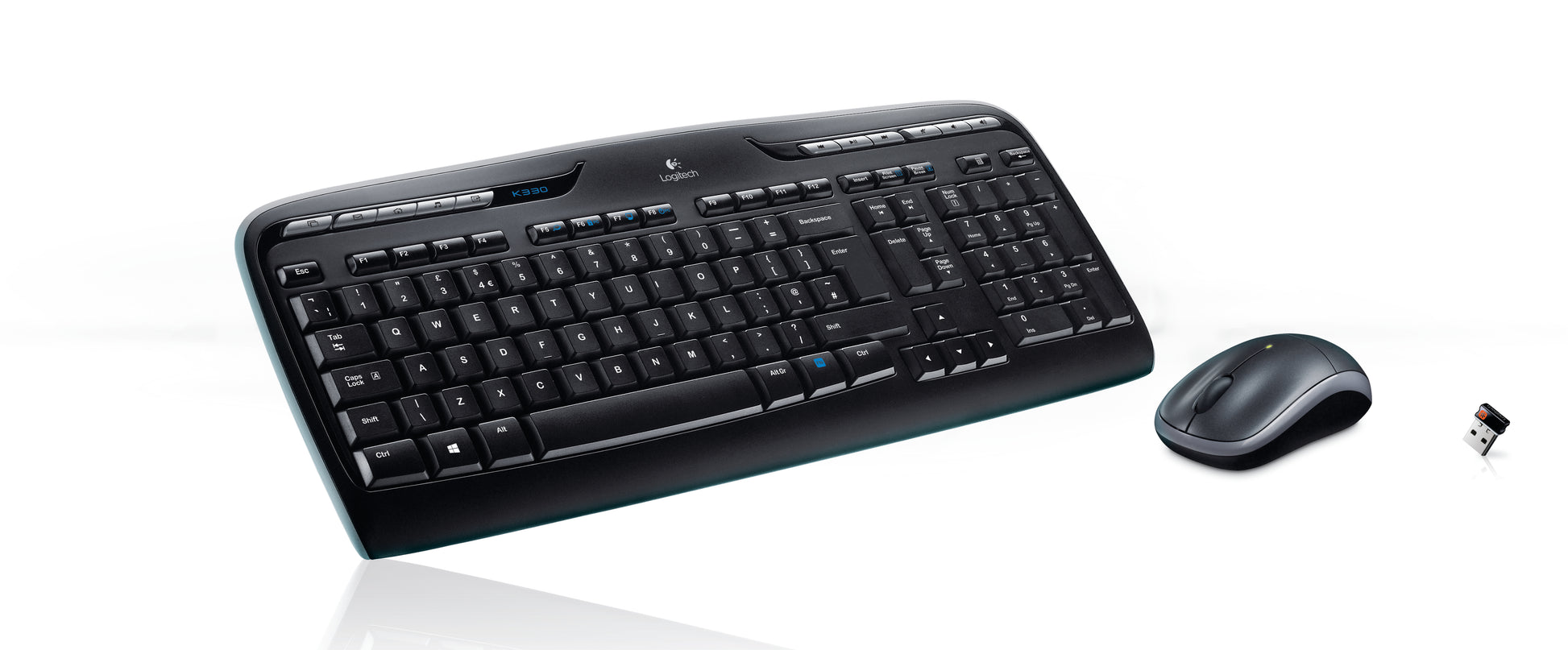 Logitech MK330 – Tastatur, kabellos, US-Layout (EN)
