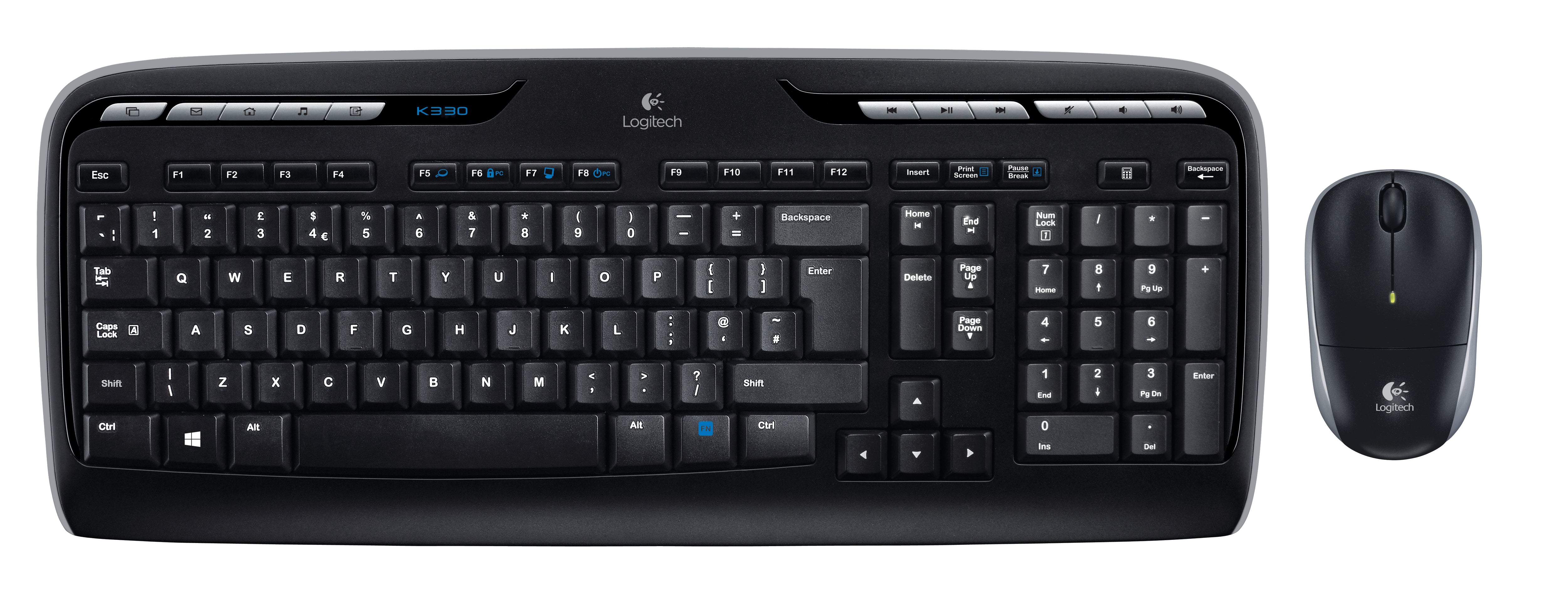 Logitech MK330 – Tastatur, kabellos, US-Layout (EN)