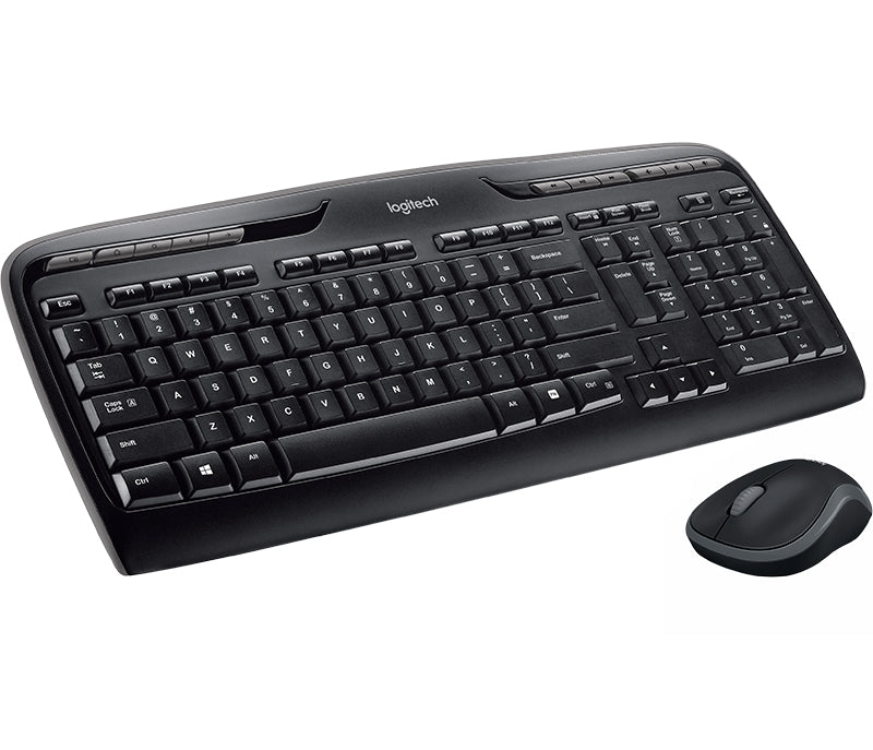 Logitech MK330 – Tastatur- und Maus-Set – 2,4 GHz USB-A (Unifying-Empfänger) – QWERTY (Nordisch)