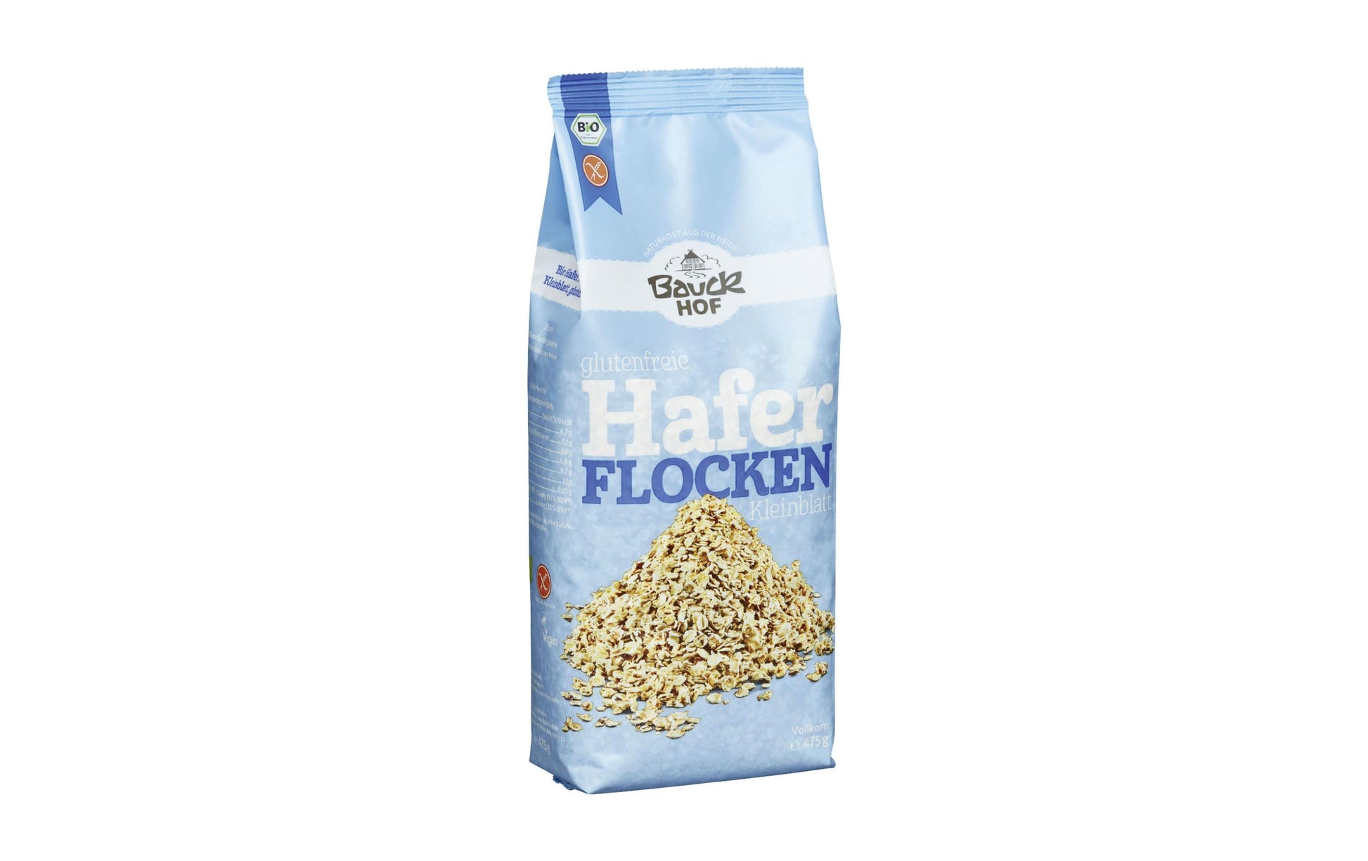 Bauck Mühle Haferflocken Kleinblatt – Bio, Vollkorn – 475 g