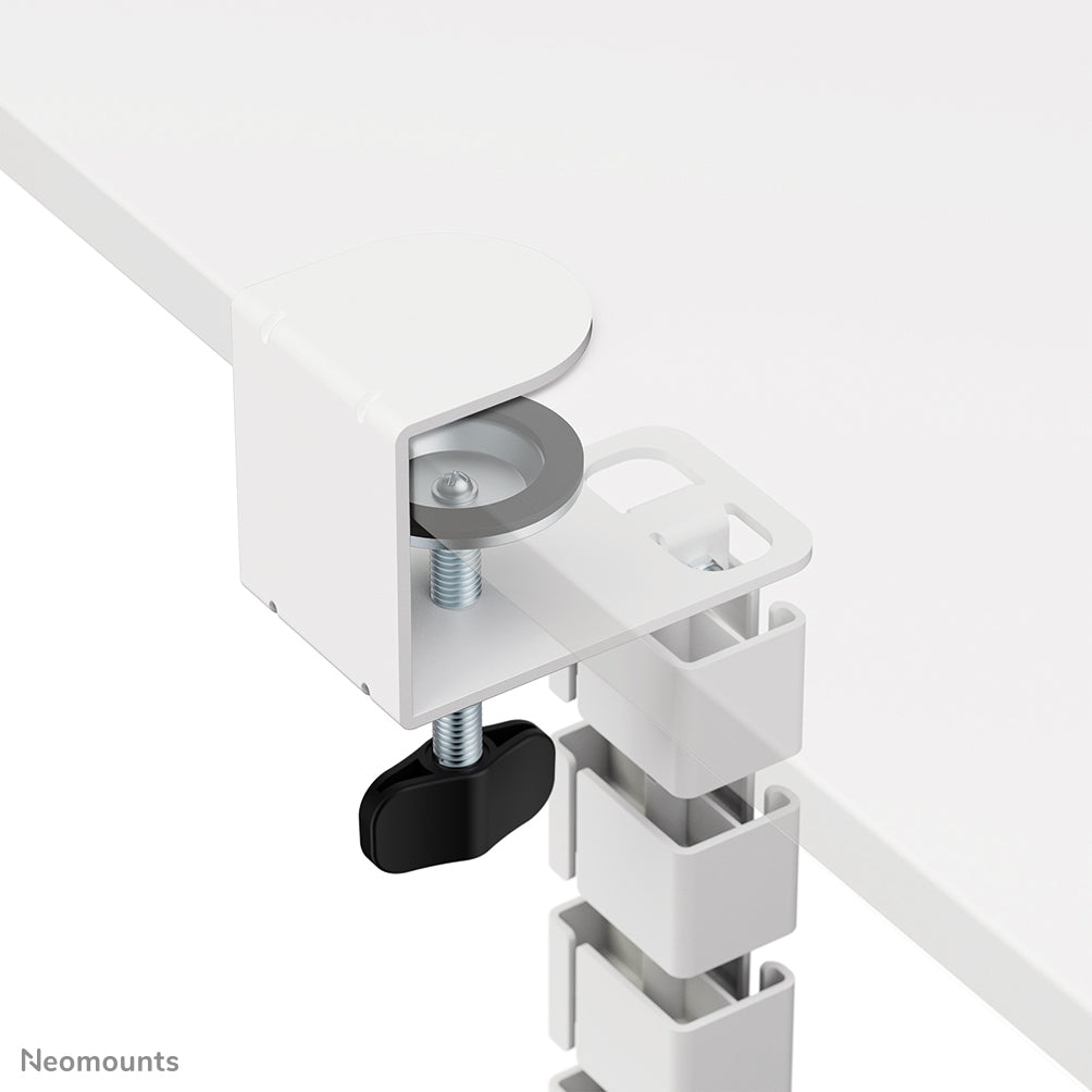Neomounts ADS06-131WH Kabelschlange – 1,4 m – Stahl – Weiss, Schraubbefestigung