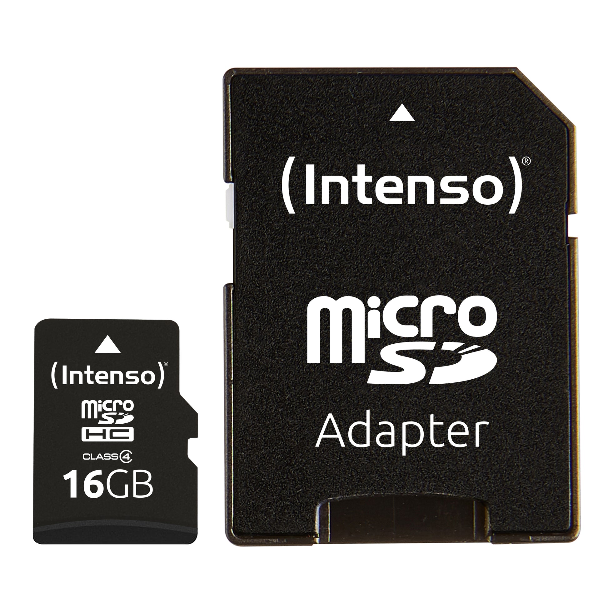 Intenso microSDHC 16 GB – Class 4, 20/5 MB/s, inkl. SD-Adapter