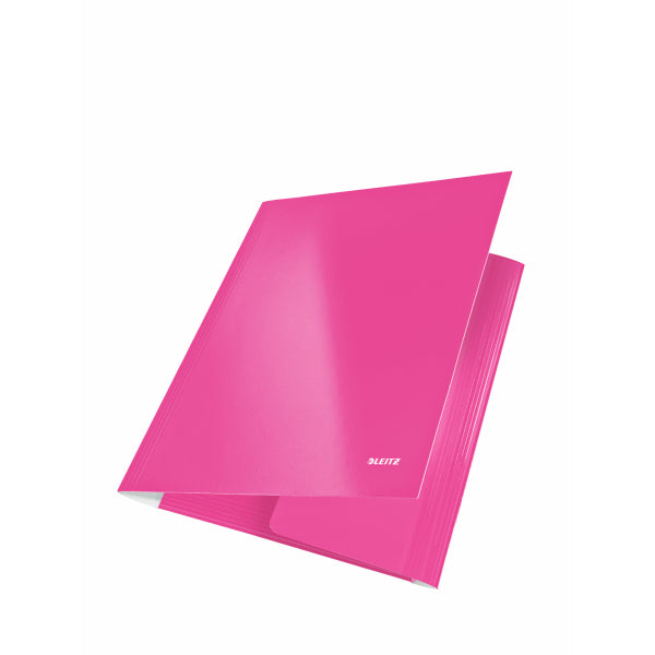 Leitz Sammelmappe für A4, Karton, Pink, mit Gummizug