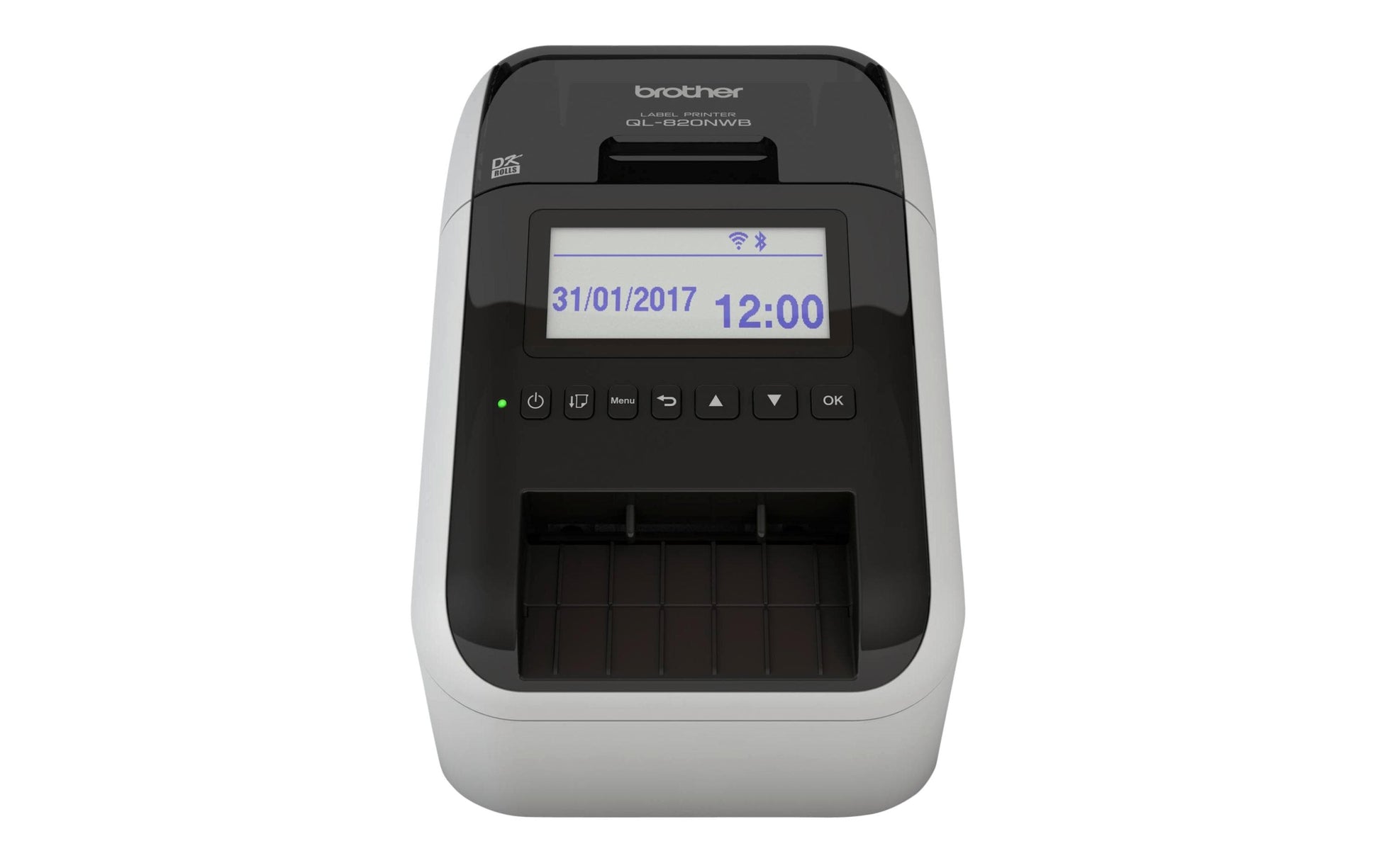 Brother DYMO LabelWriter QL-820NWB – Etikettendrucker, Thermodirekt, für DK-Rollen, WLAN, Bluetooth, 300 × 600 dpi