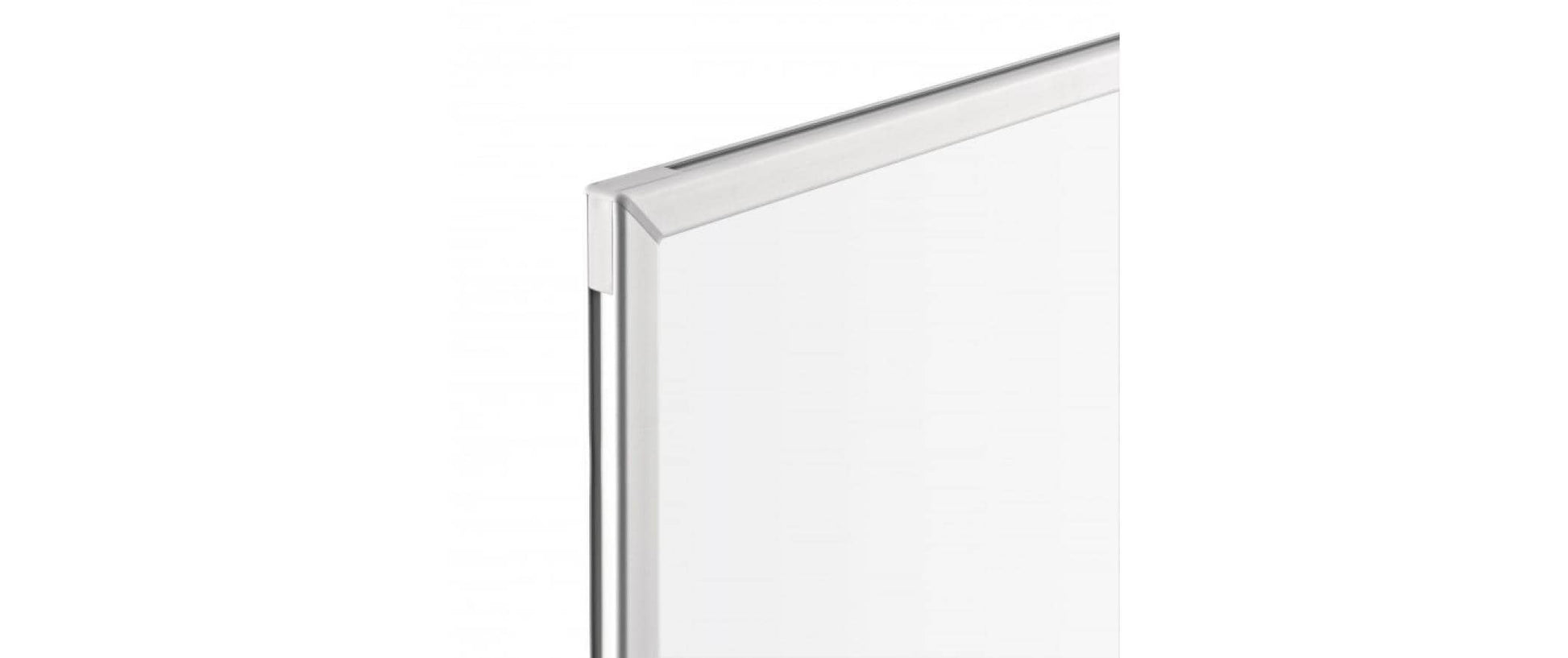 Magnetoplan Whiteboard – 120 × 90 cm, Emaille, magnetisch, Alu-Rahmen, Wandmontage, inkl. Stiftablage
