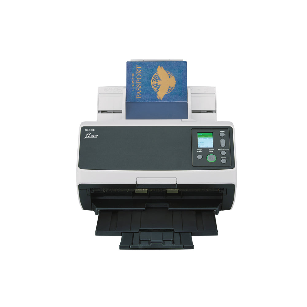 Ricoh fi-8190 – Einzugsscanner, A4, Duplex, 90 ppm, ADF 100 Blatt, LAN