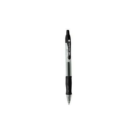 BIC Gel Velocity Gelschreiber, Druckmechanik – Schwarz, Spitze 0,7 mm, 12er-Set