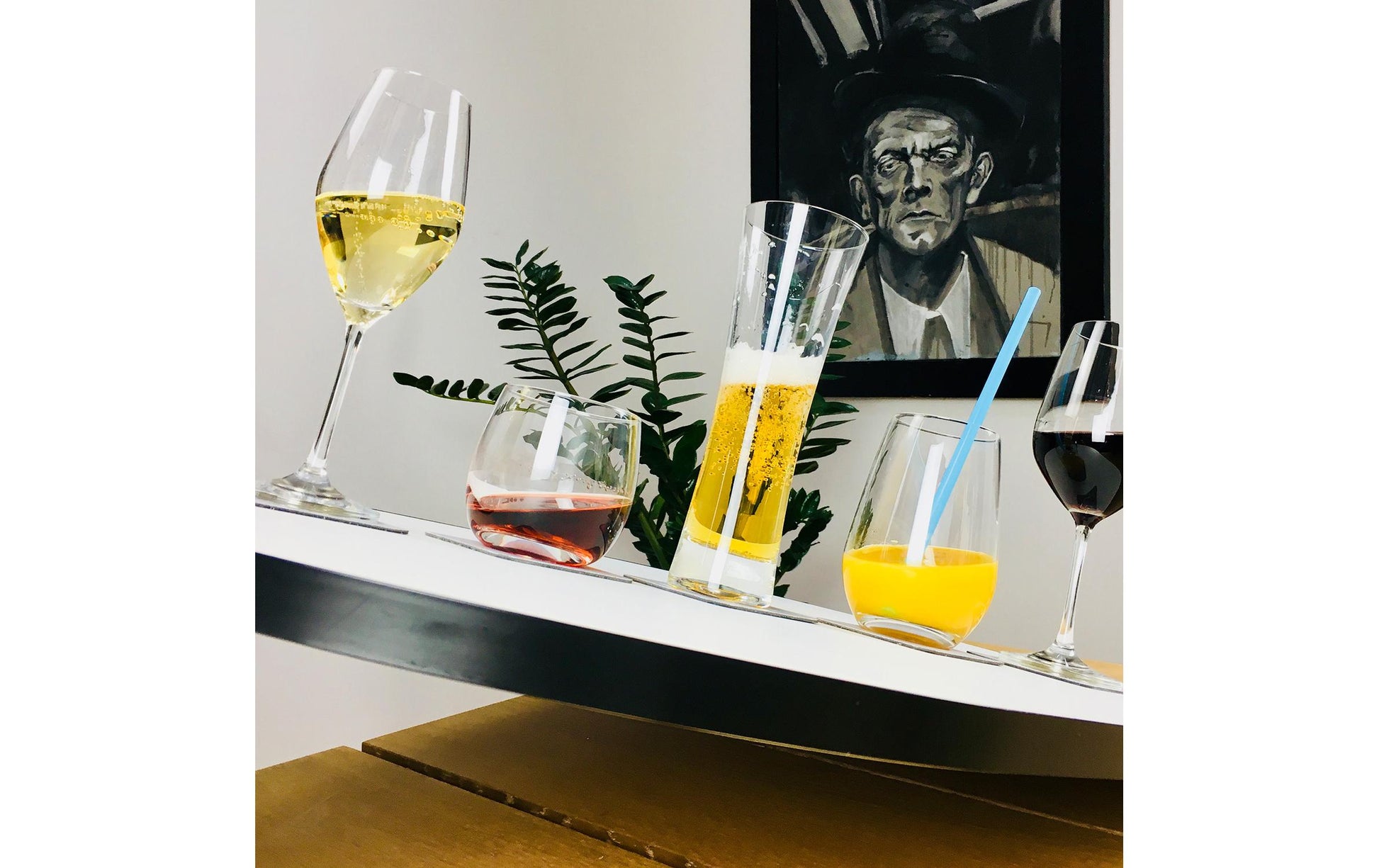 Silwy Bierglas – 0,33 l, Kristallglas, Transparent, 2-teilig