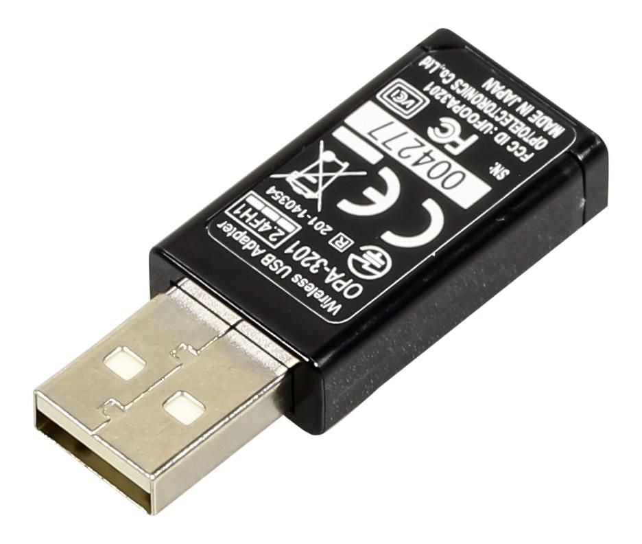 Opticon Adapter – OPA-3201 – Bluetooth, USB-A (männlich) – für OPC-3301i, OPI-3301i – schwarz
