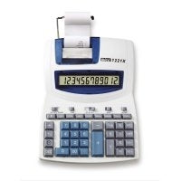 Ibico Tischrechner, druckend 1221X – 12-stellig, 2-farbig, 2,4 Zeilen/s, LCD, Steuer/Währung