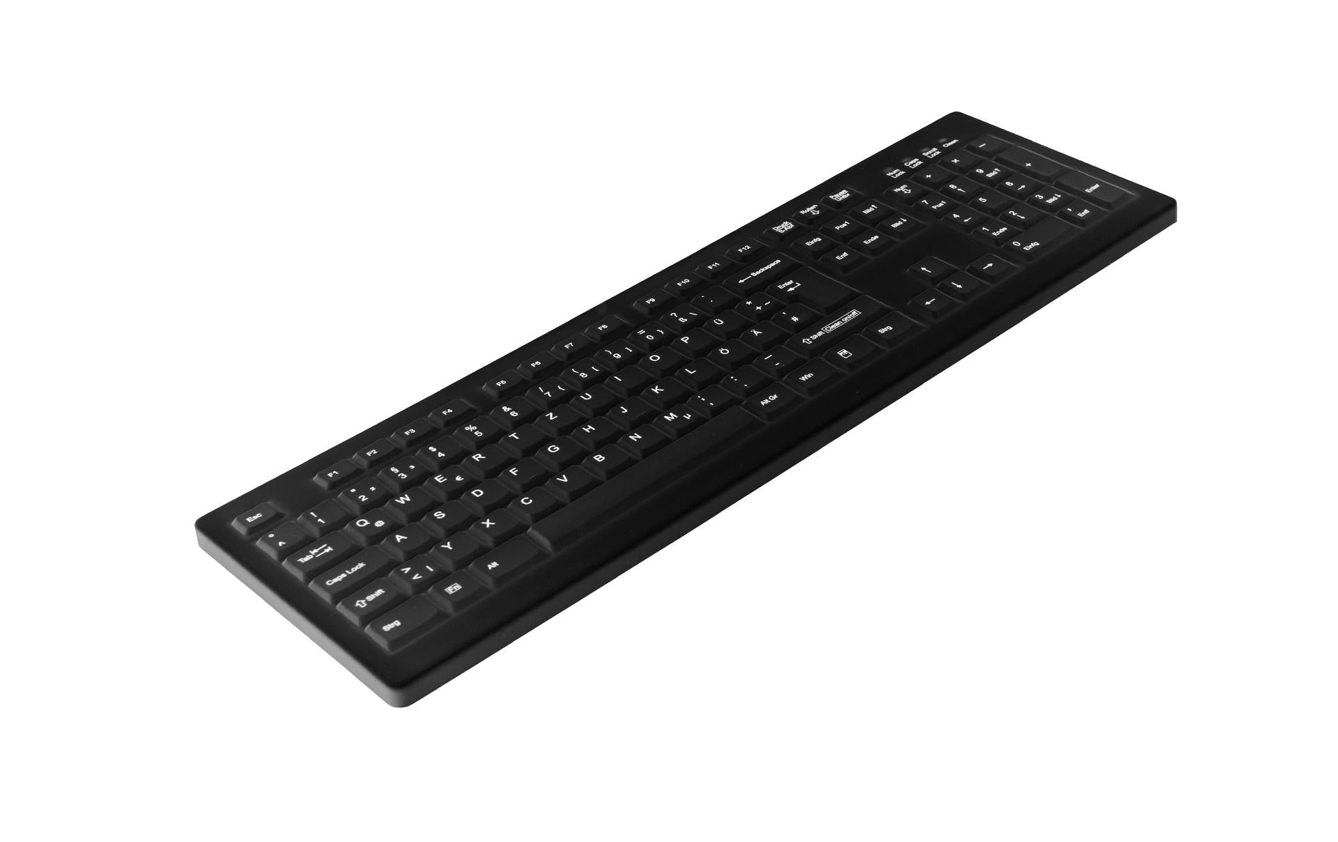 Active Key AK-C8100F – Tastatur, kabelgebunden (USB-A), CH-Layout (DE-CH), Fullsize (mit Ziffernblock)