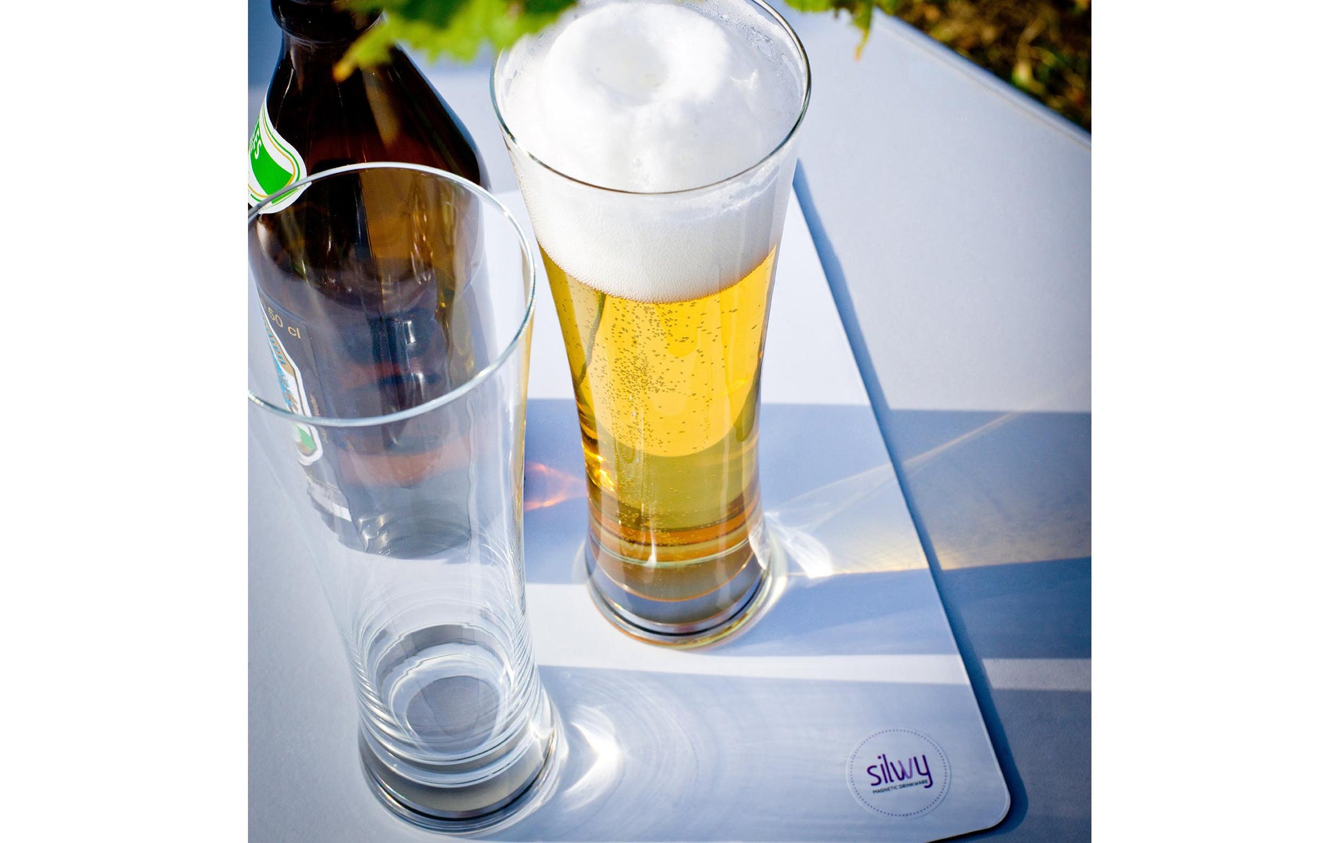Silwy Bierglas – 0,33 l, Kristallglas, Transparent, 2-teilig