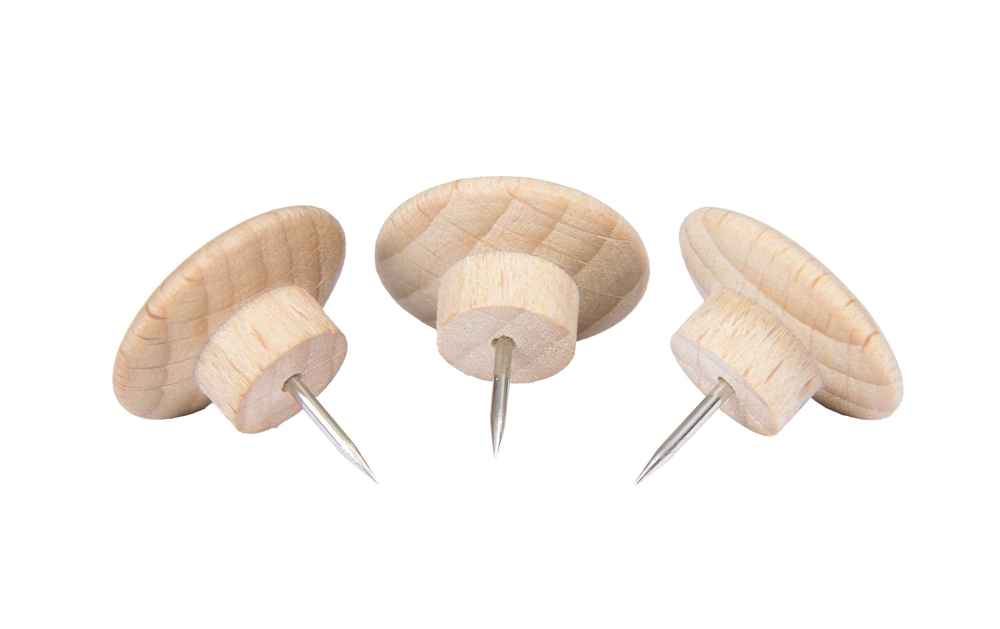 Legamaster Reissnägel – 25 Stück, Braun, Holz (Buche)
