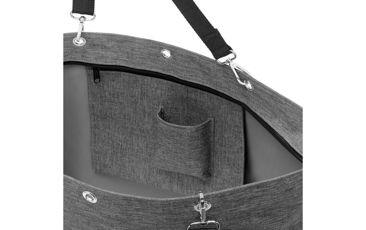 Reisenthel Stofftasche, Polyester, Grau, 680×455×200 mm