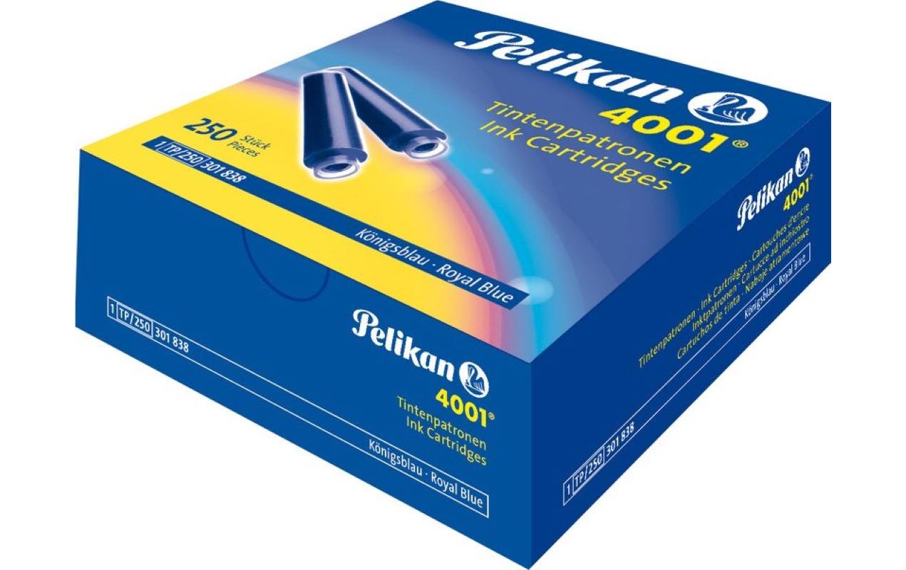 Pelikan Tintenpatronen 4001 – Königsblau, geruchsarm, 250 Stk.