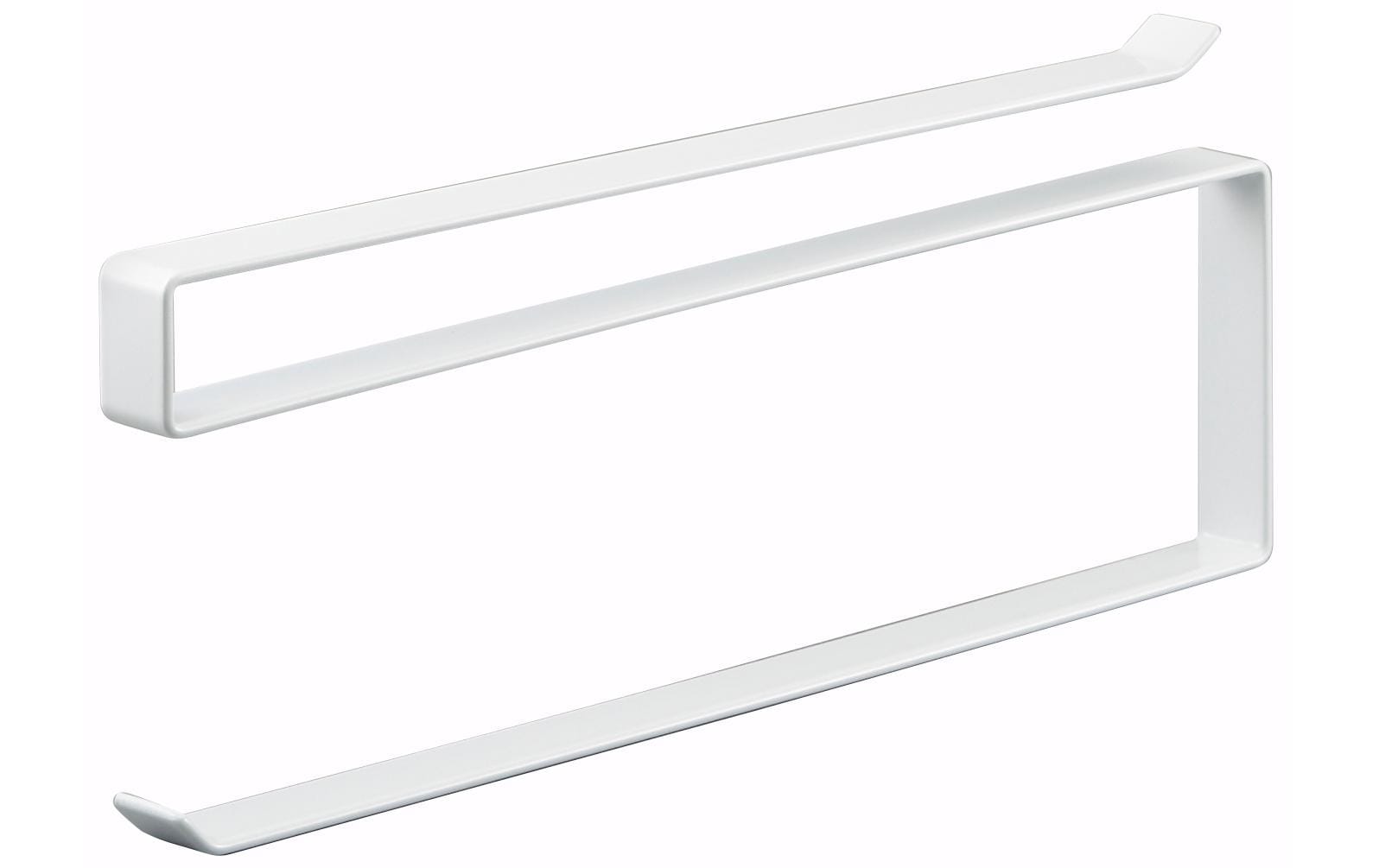Yamazaki Küchenrollenhalter Edelstahl, 26 × 1,5 × 9,5 cm, weiss