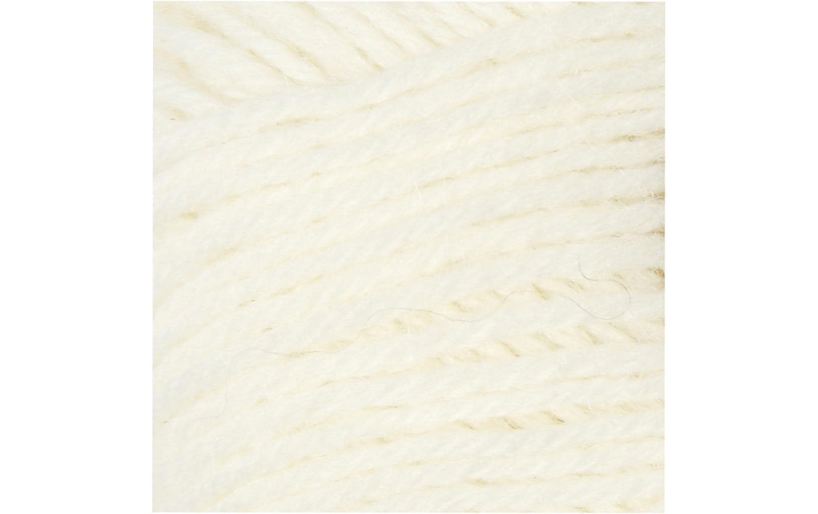 Creativ Company Sockenwolle Weiss – 50 g, 200 m, Nadel 2 mm, 1 Stk.
