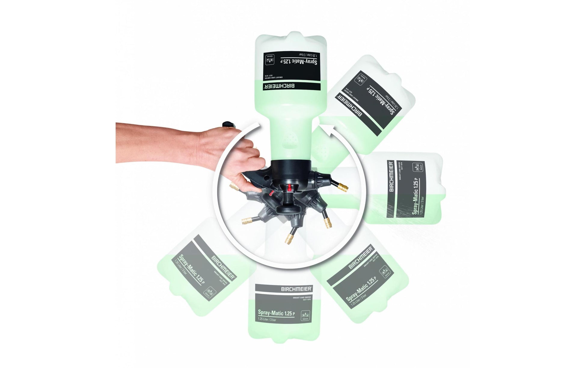 Birchmeier Druckspeichersprühgerät – 1250 ml, grau