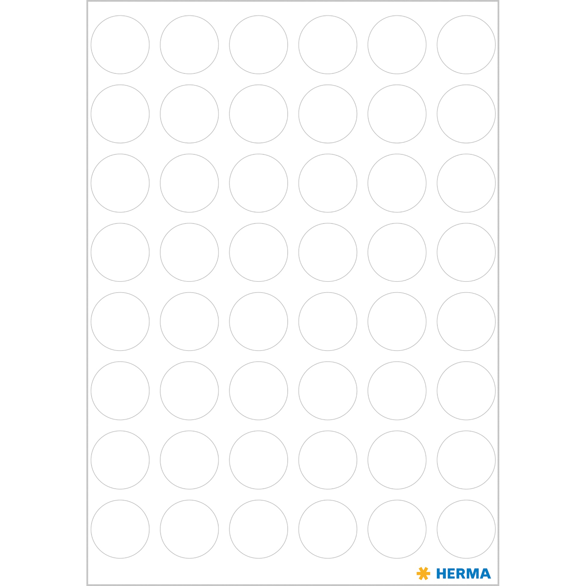 HERMA Vario Schuletiketten – Motiv Farbpunkte – Ø 13 mm, 240 Stk, 5 Bogen, Papier, permanent haftend