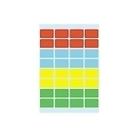 HERMA Vario Schuletiketten – 12×19 mm, Abgerundete Ecken, 160 Stk, 5 Bogen, Papier, Permanent Haftend