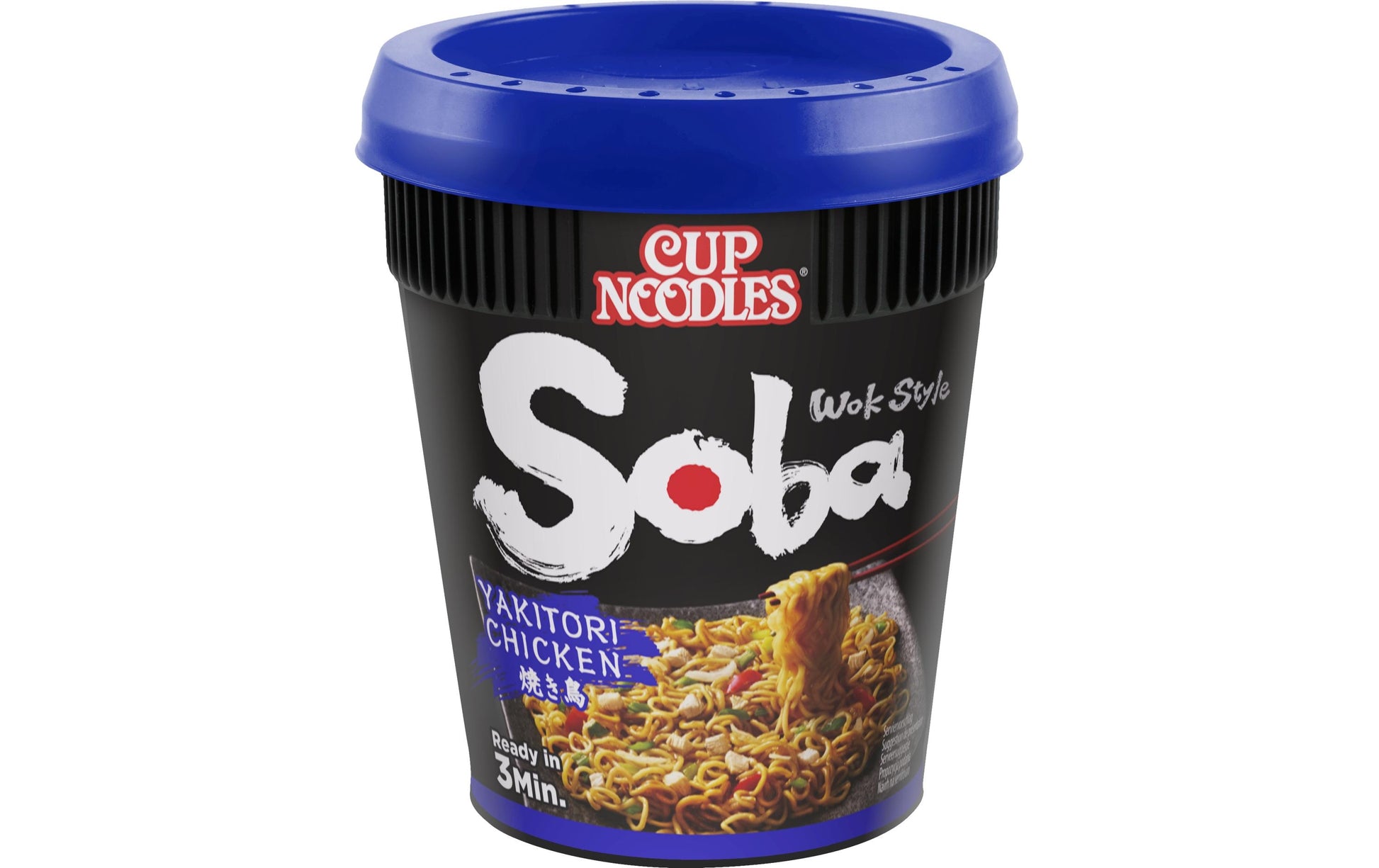 Nissin Soba Instantnudeln Yakitori Poulet Becher – 87 g