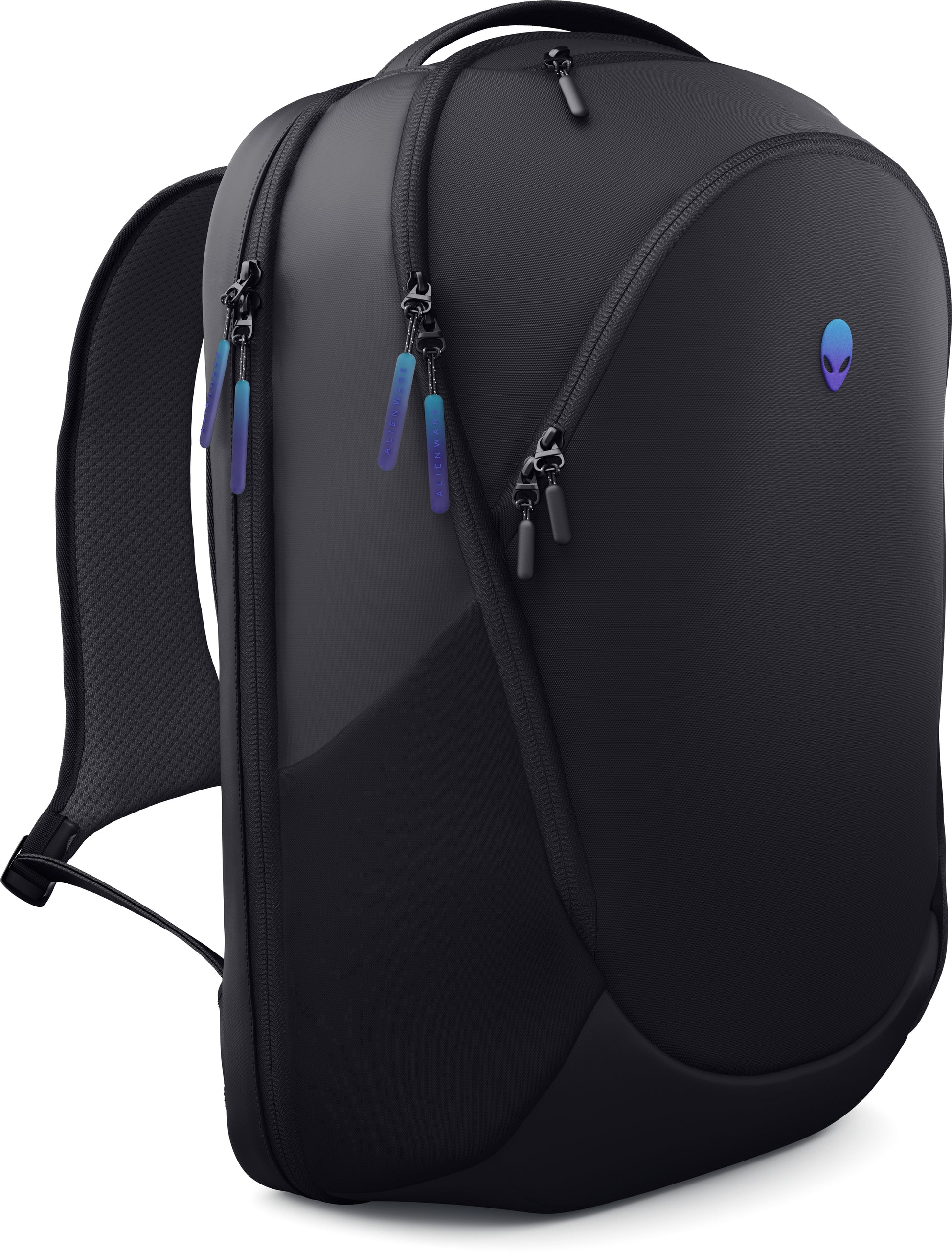 Alienware Gaming-Notebook-Rucksack AW7825P – für 18", 28 l, wasserfest – Schwarz, 360 × 500 × 240 mm