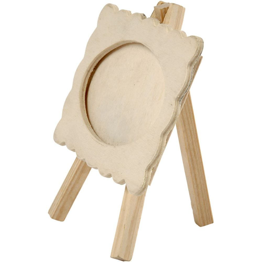 Creativ Company Bilderrahmen – für 13,5 × 11,5 cm – Holz, natur