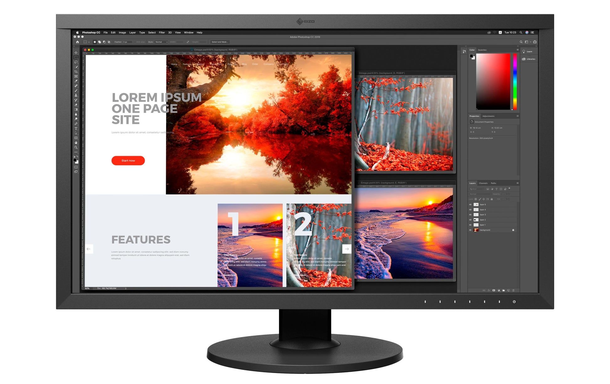 EIZO ColorEdge CS2740 Swiss Edition – 27", 3840 × 2160 (4K), IPS, USB-C 60 W