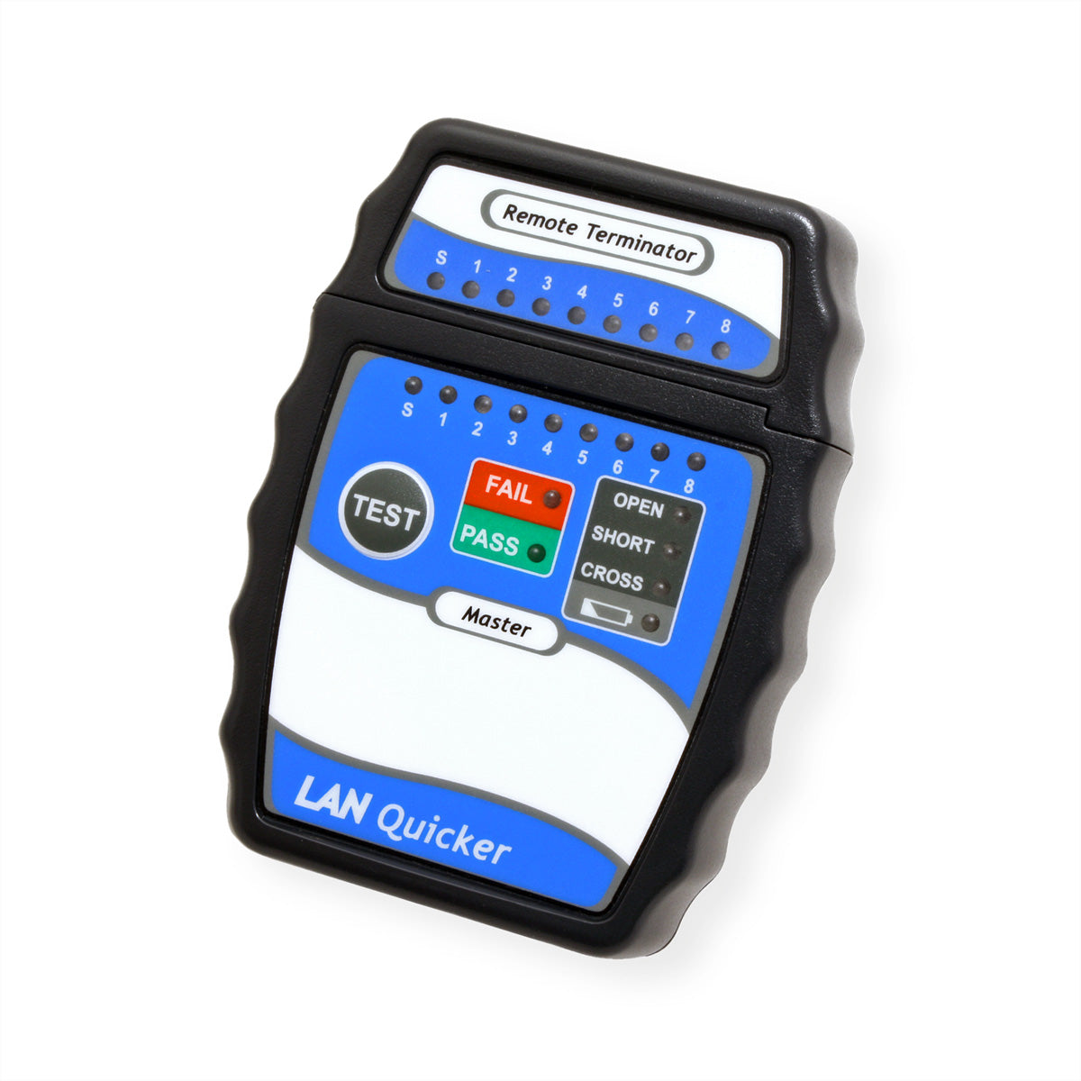 VALUE LAN Quicker – Netzwerk-Kabeltester – RJ45, LED-Anzeige, OPEN/SHORT/CROSS