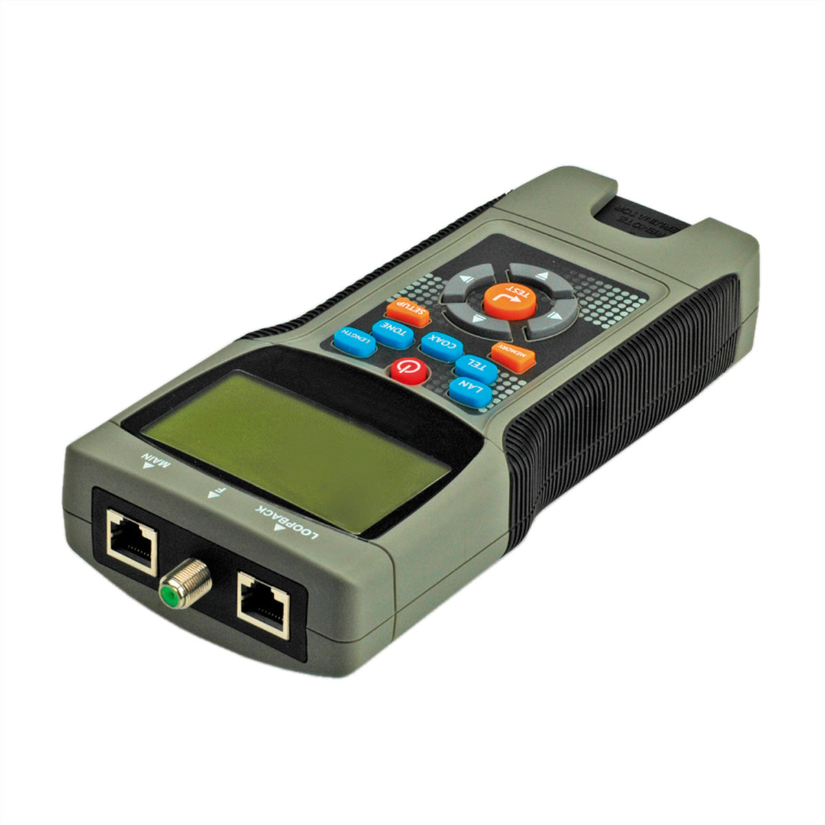 VALUE Netzwerk-Kabeltester – COAX/CAT5/CAT6, TDR, LCD-Anzeige