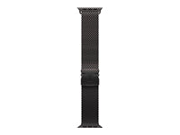 Apple Milanese Loop – Armband – für Apple Watch 49 mm, Schwarz, Grösse S, Titan
