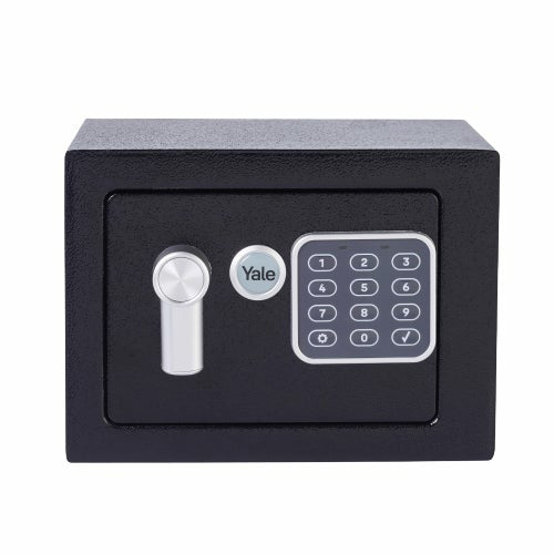 Yale Möbeltresor YSV/170/DB2 – Elektronikschloss – 3,8 l – Boden-/Wandmontage – Schwarz